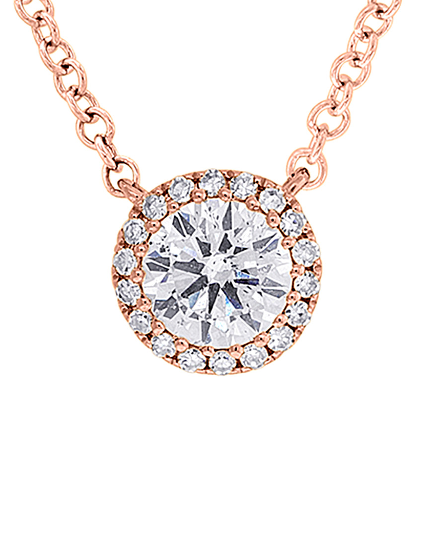 Diana M. Fine Jewelry 14k Rose Gold 0.46 Ct. Tw. Diamond Necklace