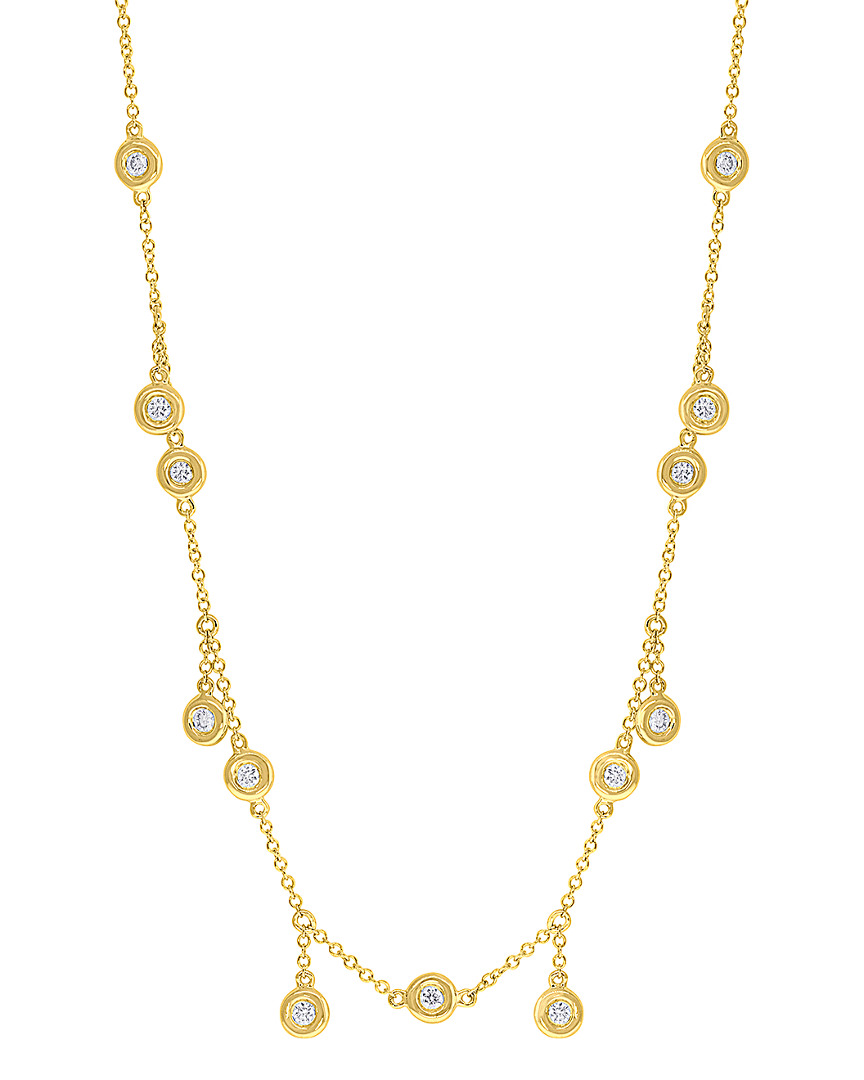 Diana M. Fine Jewelry 14k 0.34 Ct. Tw. Diamond Necklace