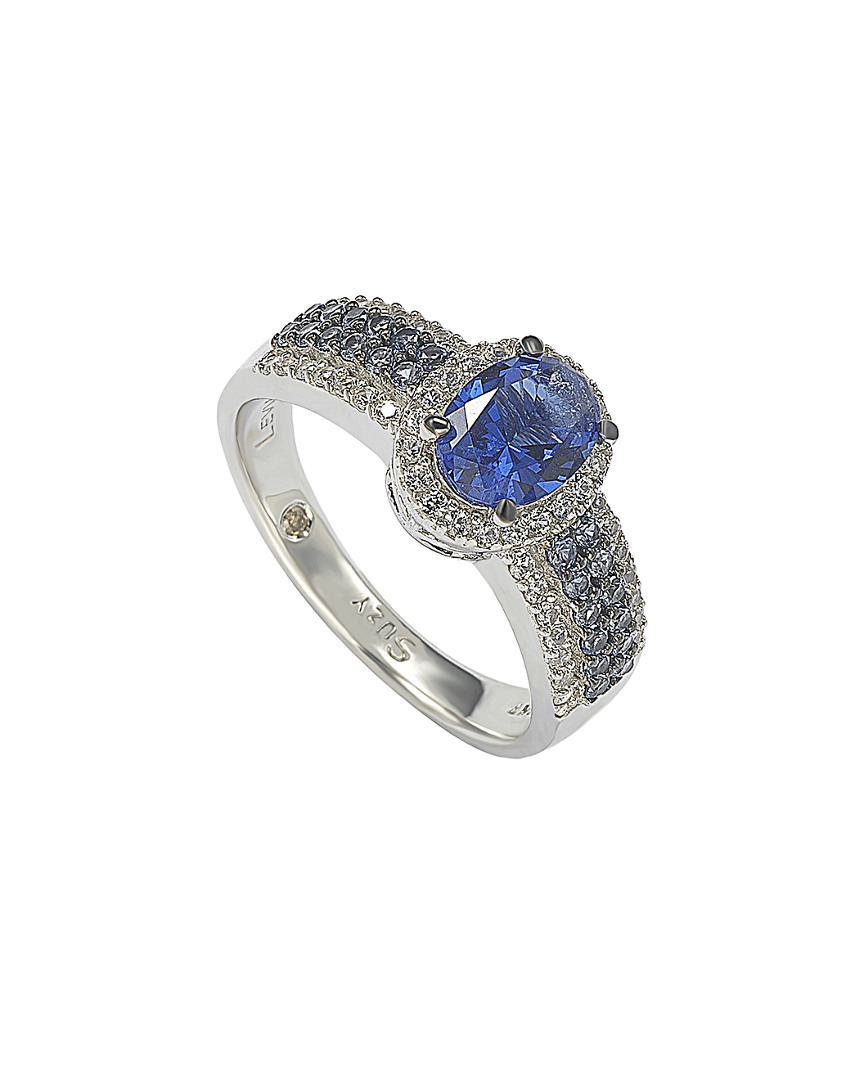Suzy Levian 18k & Silver 2.52 Ct. Tw. Sapphire Ring