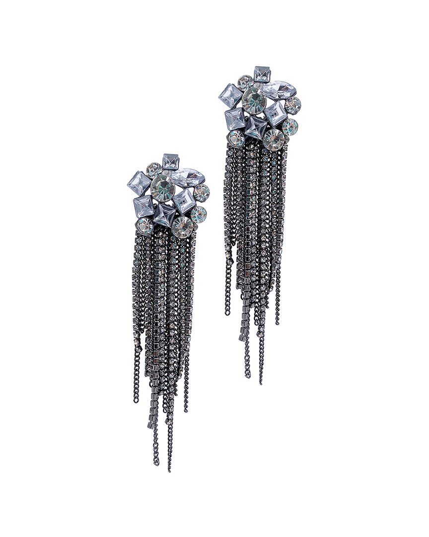 Shop Adornia Crystal Cluster Fringe Earrings
