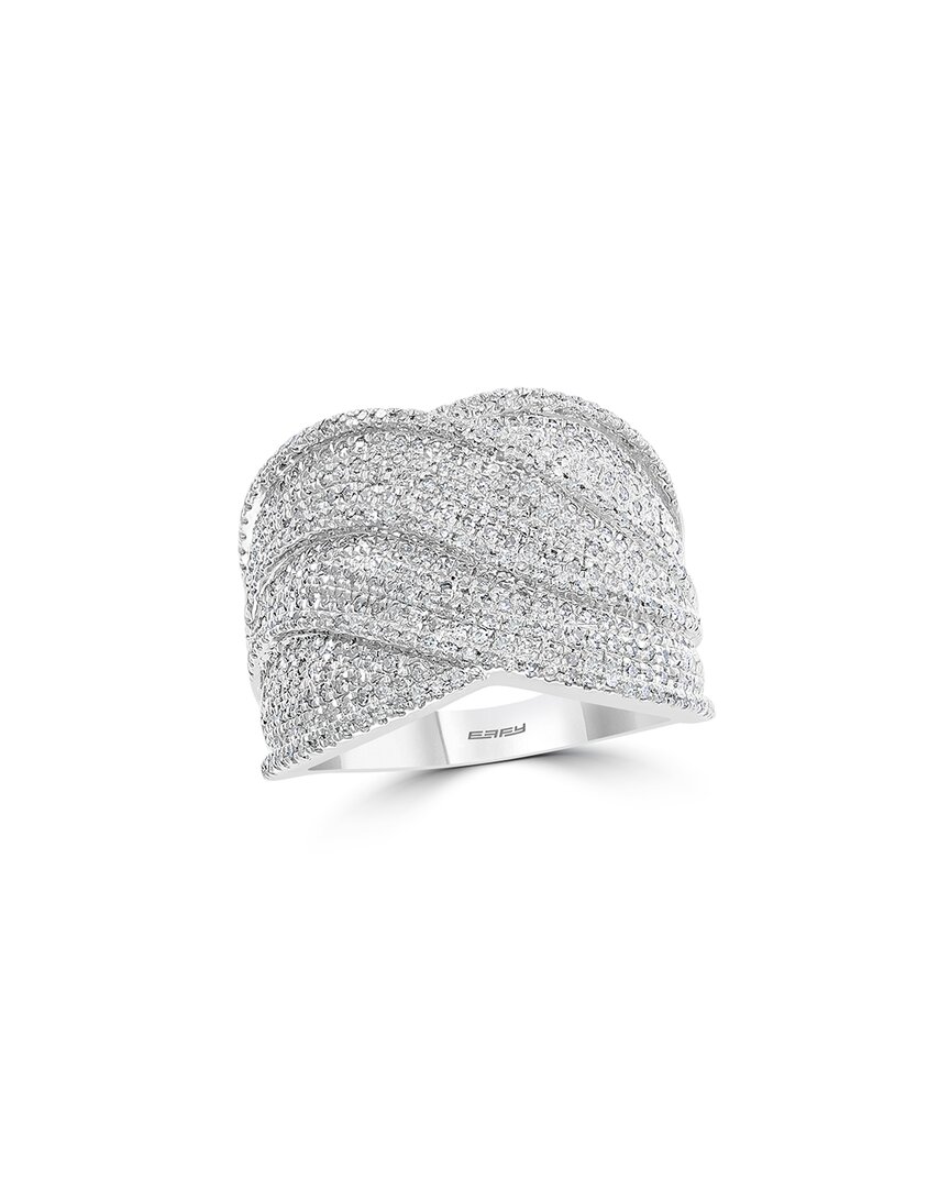 Effy Fine Jewelry Silver 0.97 Ct. Tw. Diamond Ring