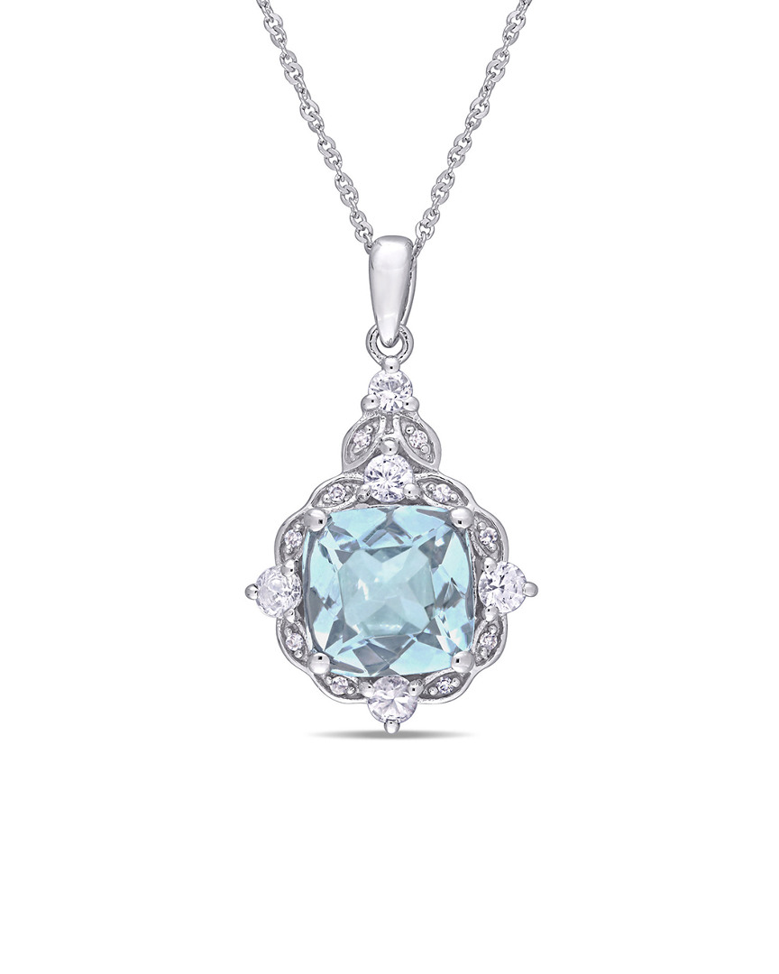 Rina Limor 14k 2.47 Ct. Tw. Diamond & Gemstone Pendant Necklace