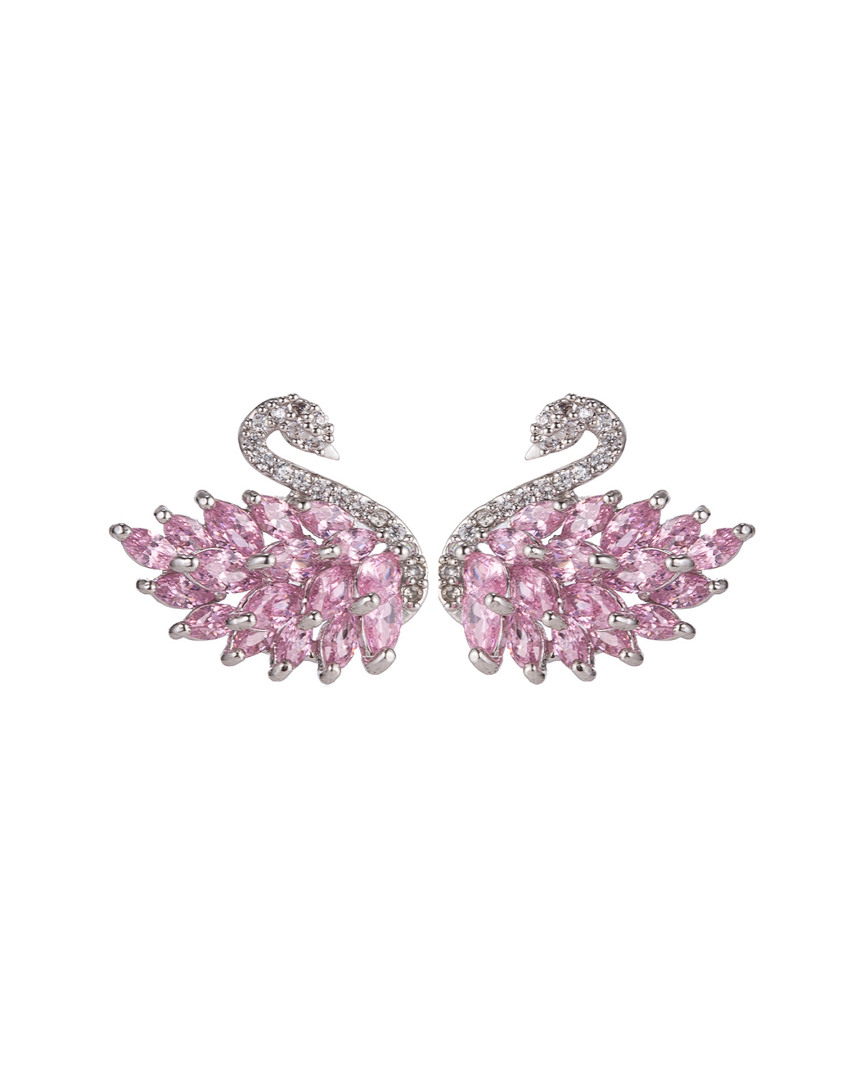 Eye Candy La Luxe Collection Cz Swan Studs