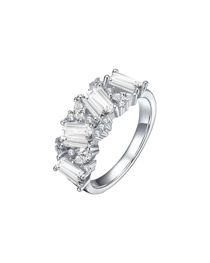 Genevive Silver Cz Ring