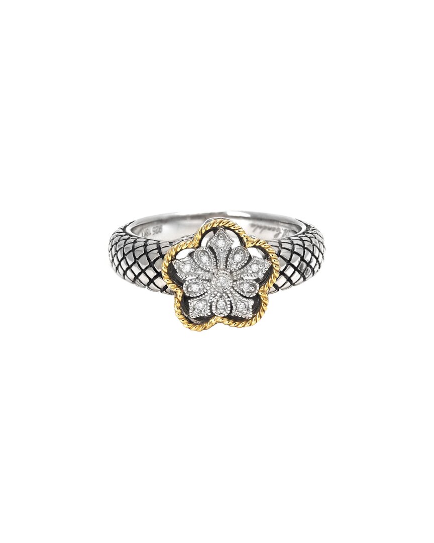 Andrea Candela Andrea Ii 18k & Silver 0.05 Ct. Tw. Diamond Ring