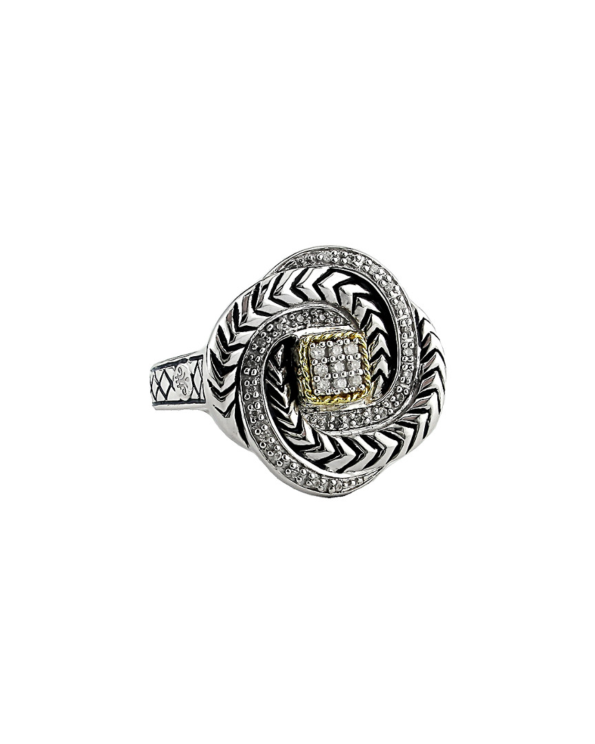 Andrea Candela Lazo 18k & Silver 0.13 Ct. Tw. Diamond Ring