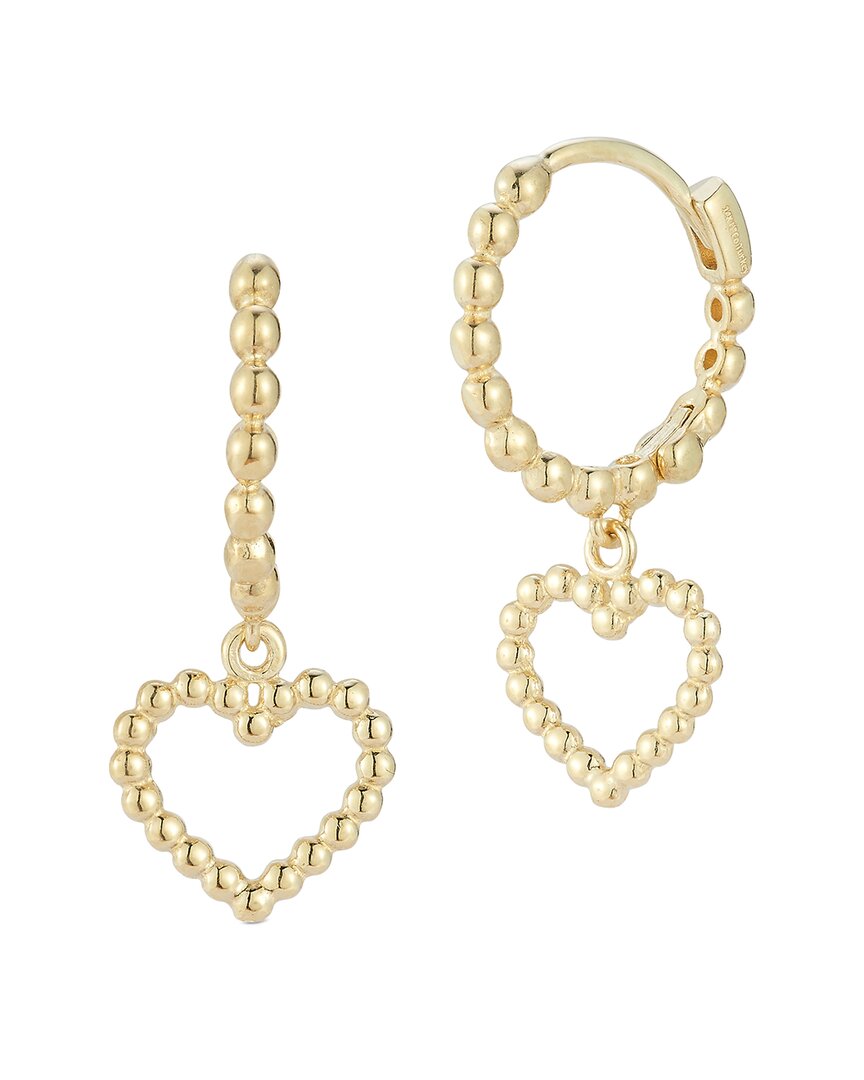 Ember Fine Jewelry 14k Heart Hoops