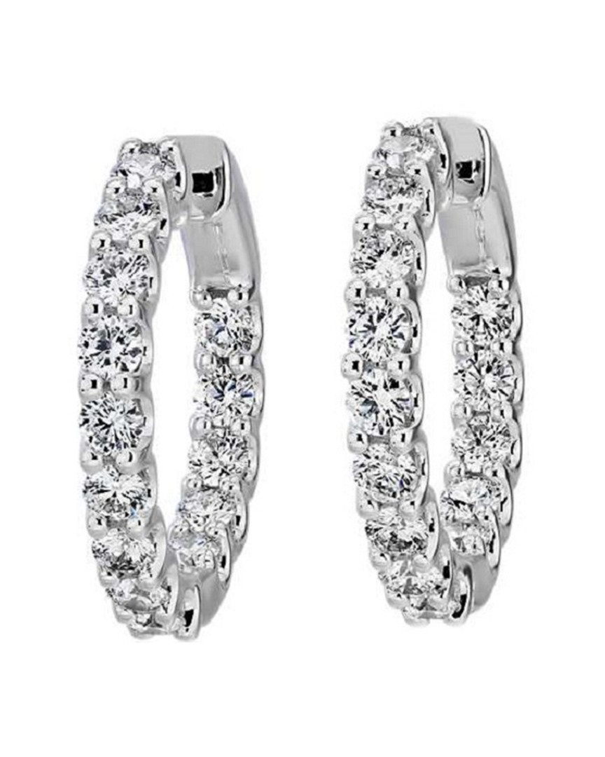 Forever Creations Usa Inc. Forever Creations 14k 0.86 Ct. Tw. Diamond Eternity Hoops