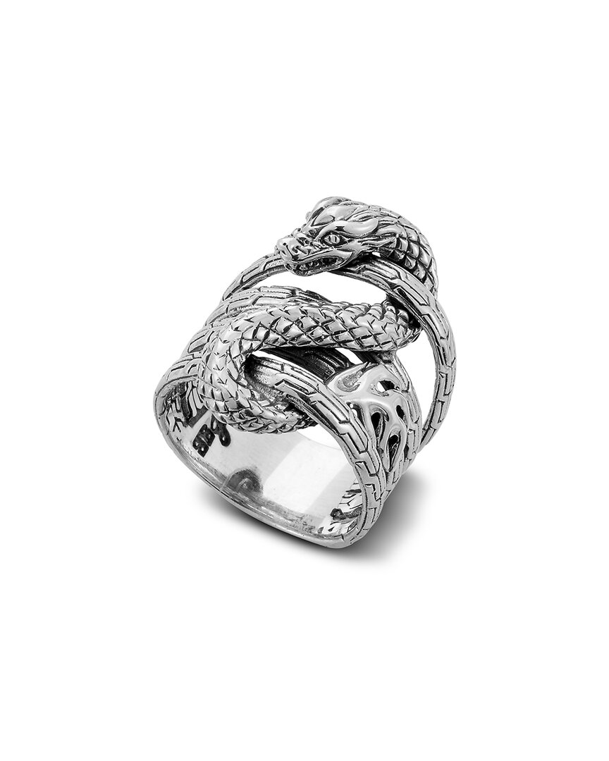 Samuel B. Silver Dragon Wrap Ring