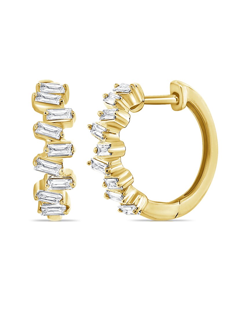 Sabrina Designs 14k 0.31 Ct. Tw. Diamond Huggie Earrings In Gold