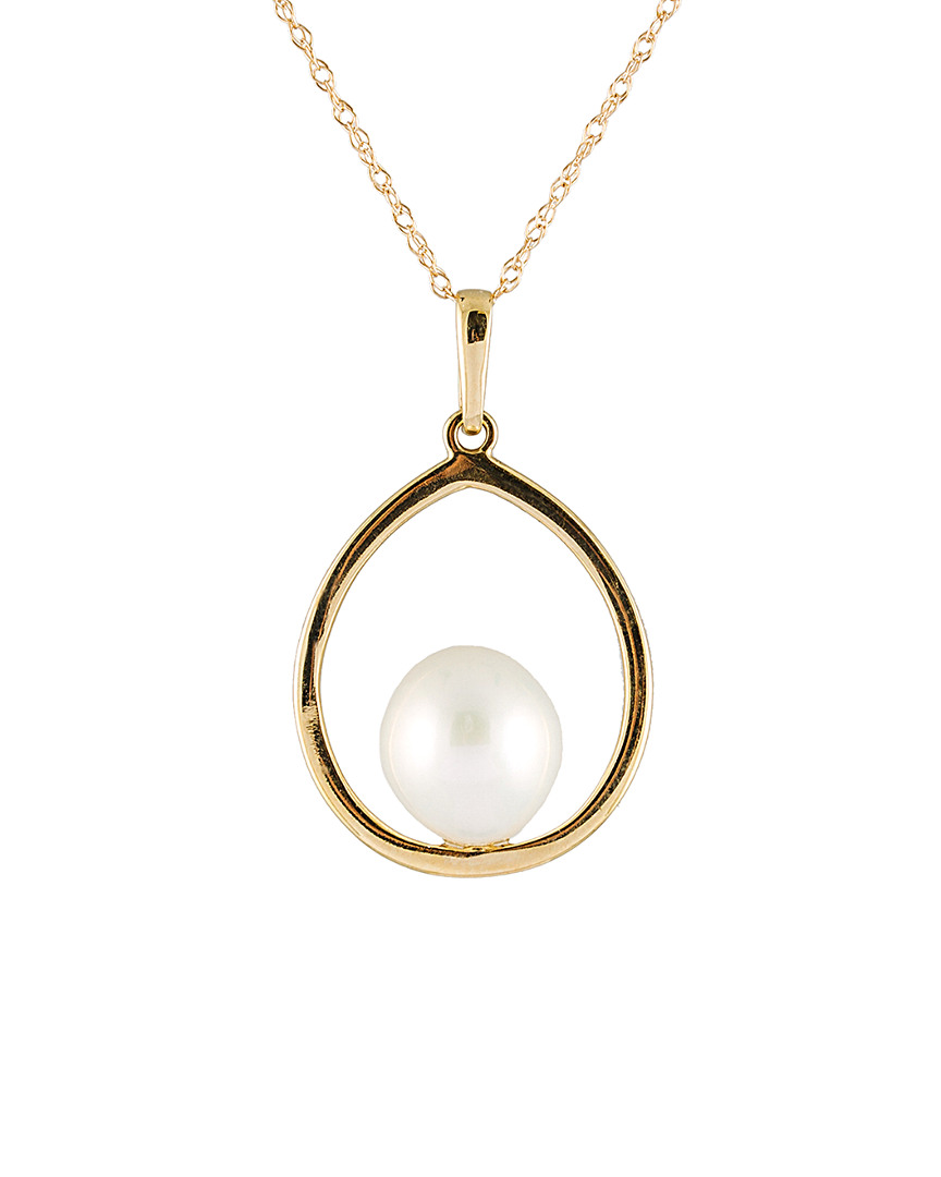 Splendid Pearls 14k 9-9.5mm Freshwater Pearl Necklace