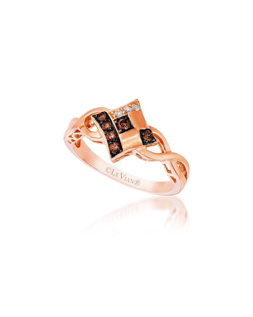 Le Vian ® 14k Strawberry Gold® 0.17 Ct. Tw. Diamond Ring