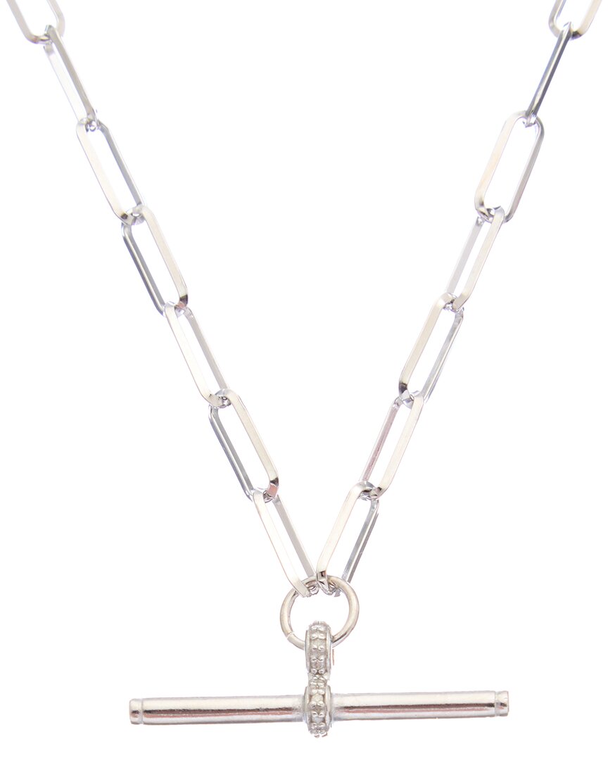 Shop Meshmerise 18k Over Silver 0.06 Ct. Tw. Diamond Necklace