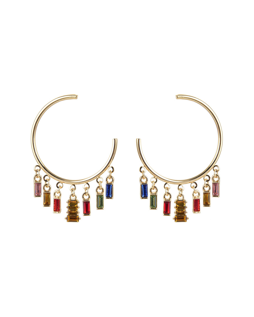 Eye Candy La Glass Crystal Jax Earrings