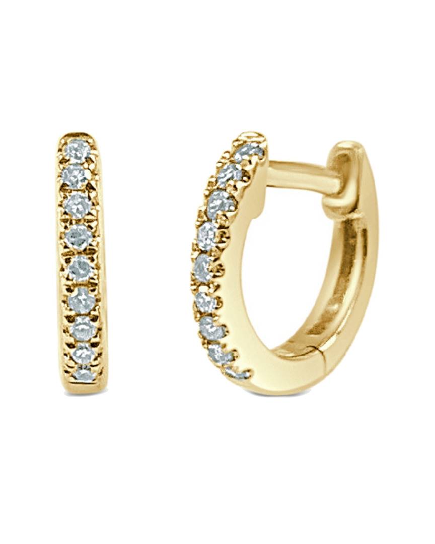 Sabrina Designs 14k 0.06 Ct. Tw. Diamond Huggy Earrings