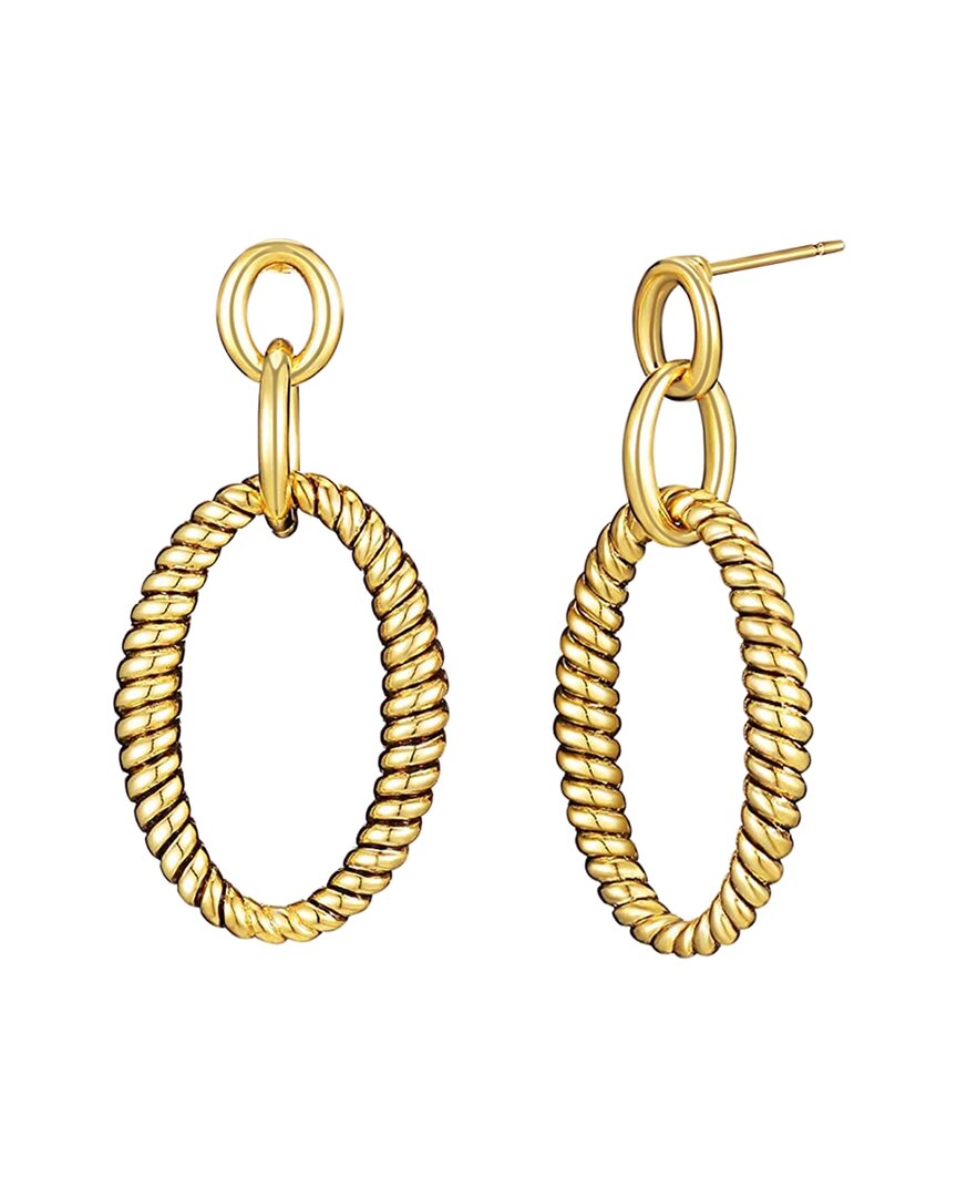 Liv Oliver 18k Drop Earrings In Gold