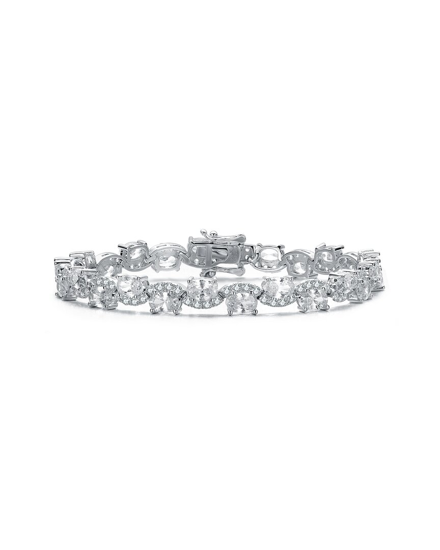 Genevive Silver Cz Bracelet