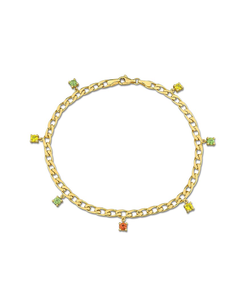 Shop Rina Limor 10k 0.94 Ct. Tw. Multicolor Sapphire Bracelet