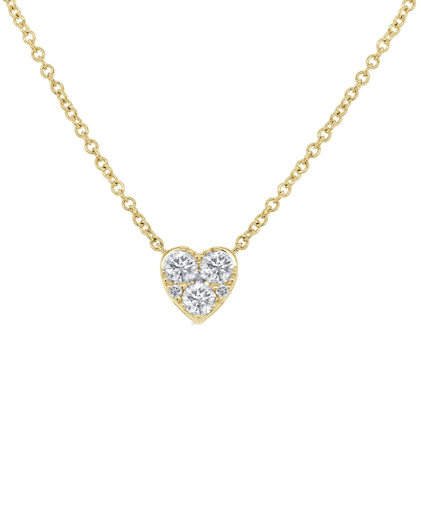 Sabrina Designs 14k 0.38 Ct. Tw. Diamond Heart Pendant