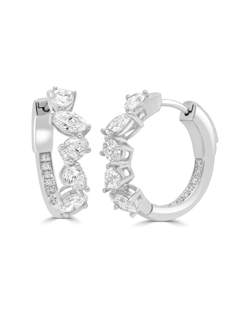 Shop Sabrina Designs 18k 1.45 Ct. Tw. Hoops