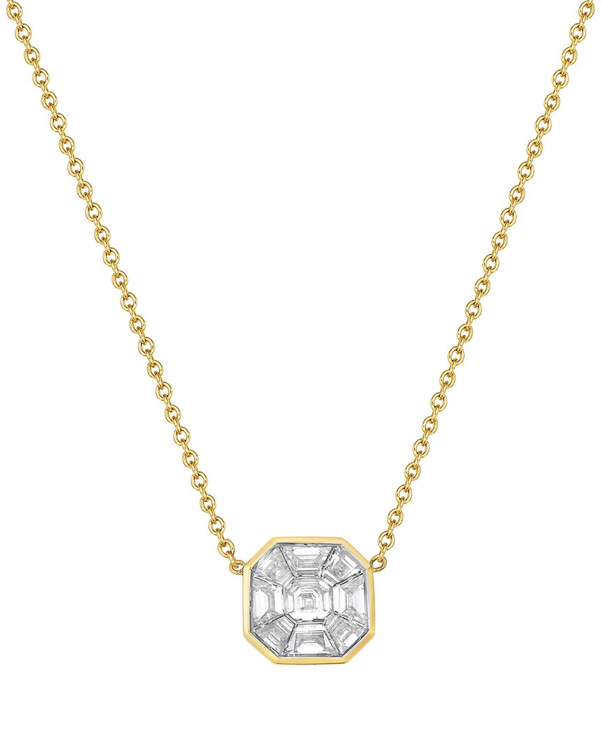 Forever Creations Usa Inc. Forever Creations 14k 0.43 Ct. Tw. Diamond Illusion Necklace
