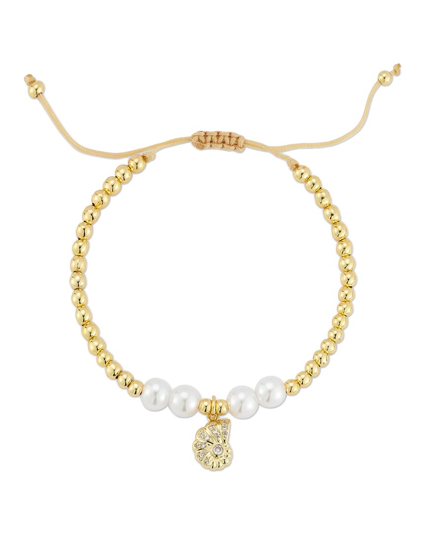 Sphera Milano Plated Cz Bracelet In Gold