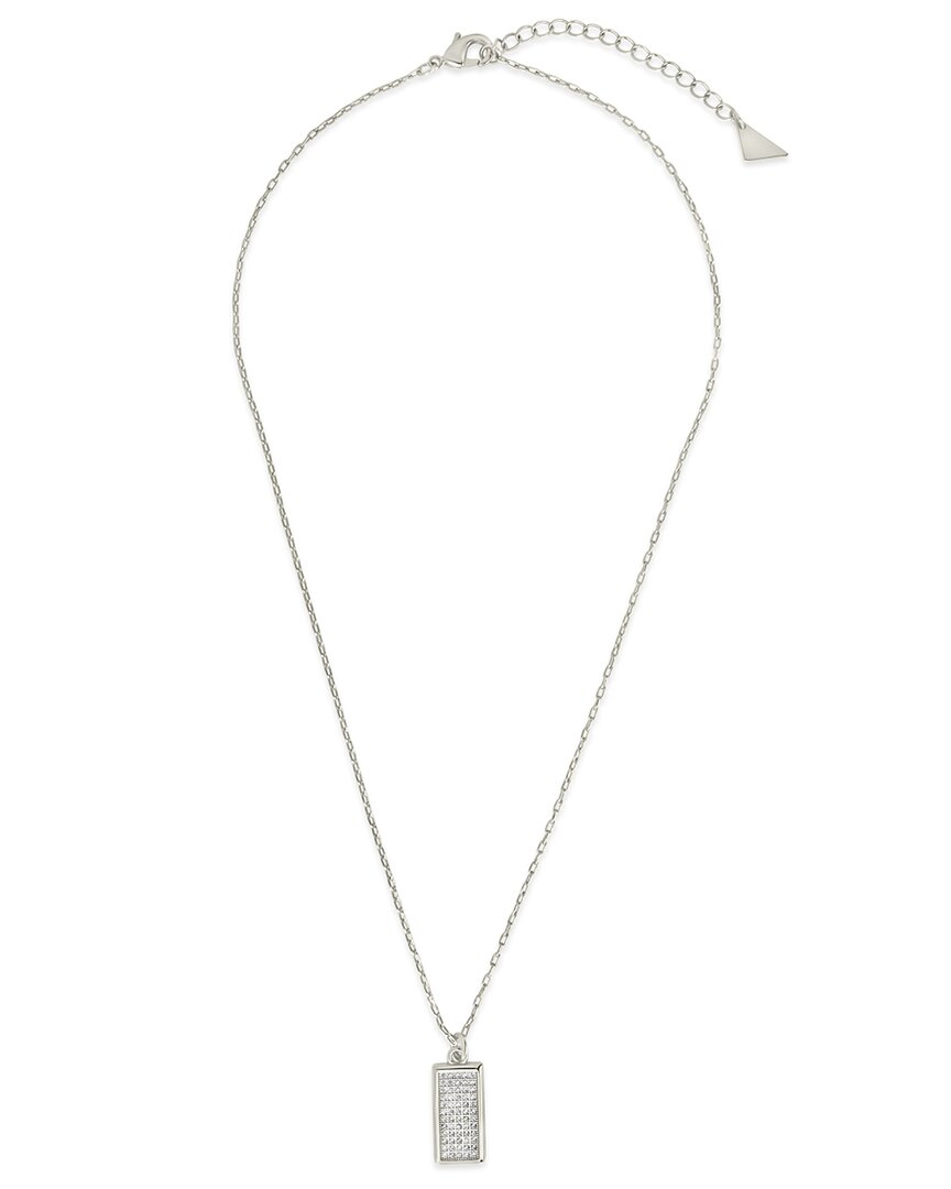 Sterling Forever Cz Vaylen Pendant Necklace