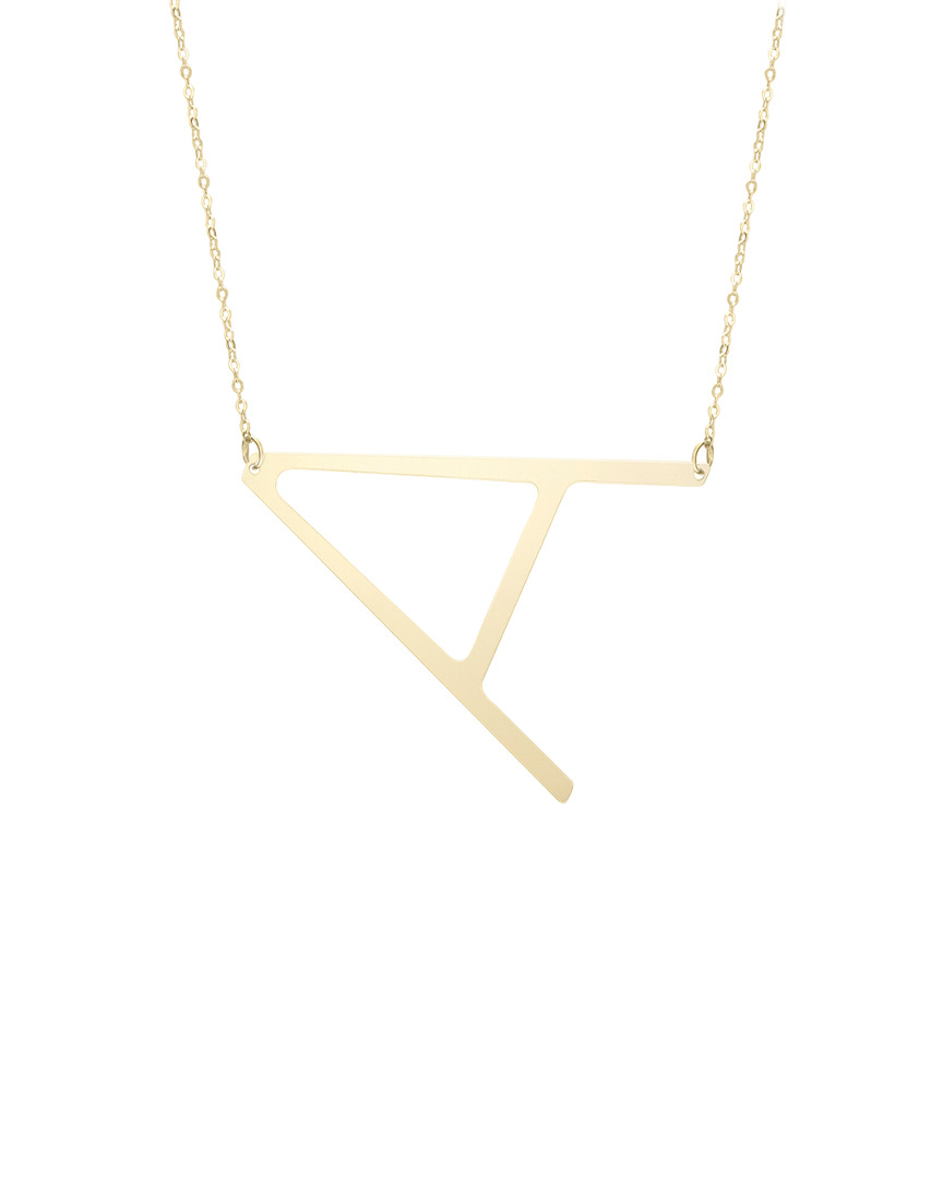 Sabrina Designs 14k Large A-z Initial Necklace (a-z)