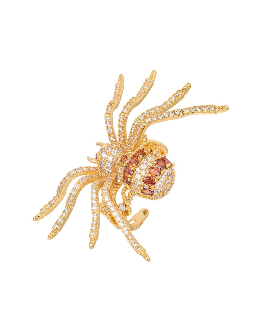 Eye Candy La The Luxe Collection Cz Spider Adjustable Ring