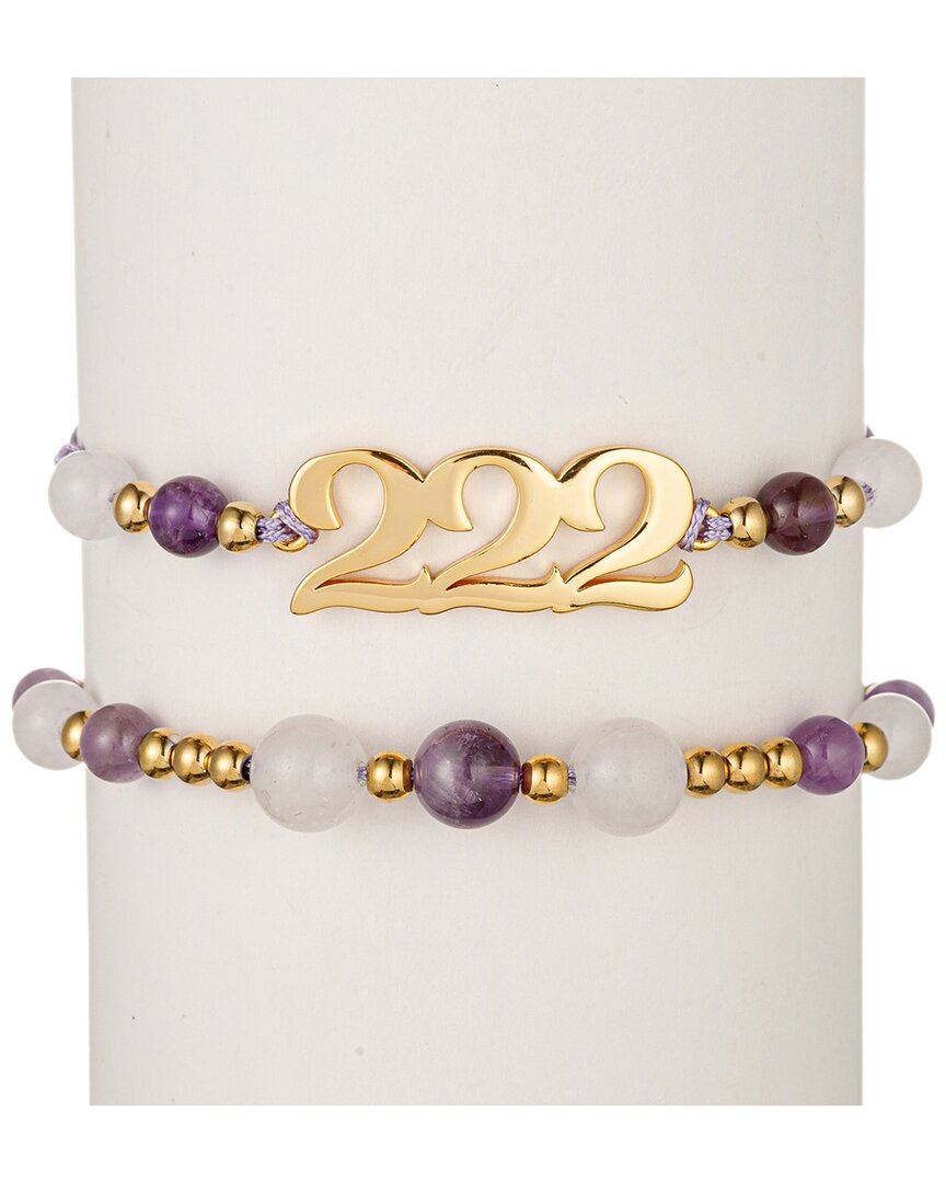 Eye Candy La Gemstone Bracelet Set