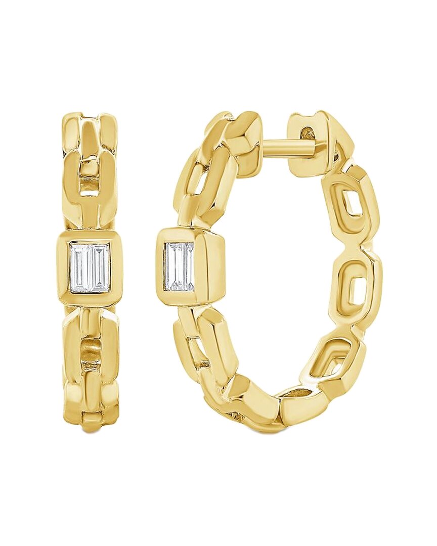 Diana M. Fine Jewelry 14K 0.08 ct. tw. Diamond Huggie Earrings