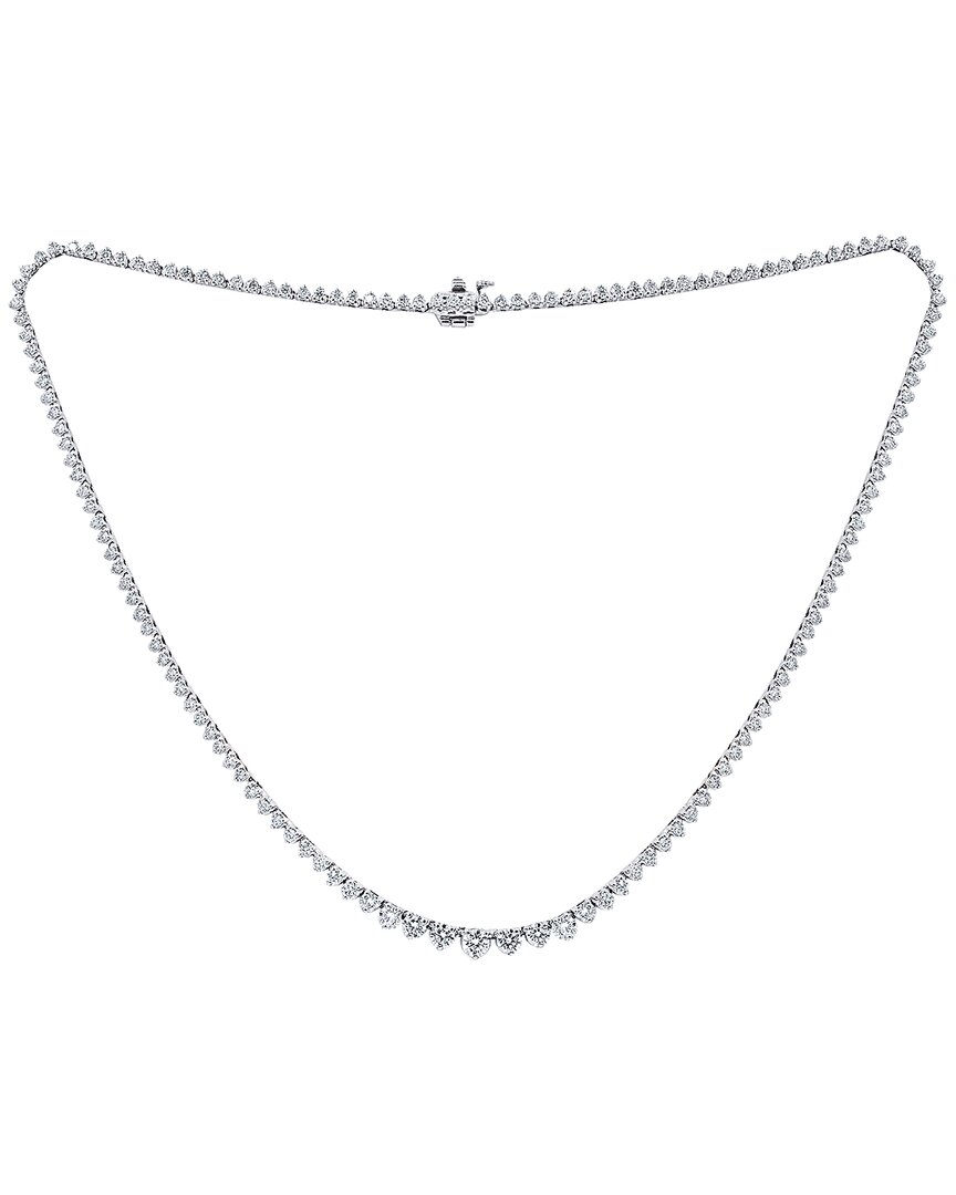 Shop Diana M. Fine Jewelry 14k 5.00 Ct. Tw. Diamond Necklace In Gold