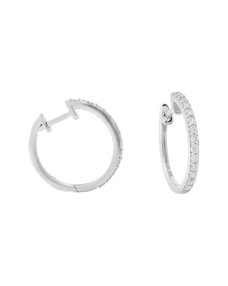 Diana M. Fine Jewelry 14K Diamond Hoops