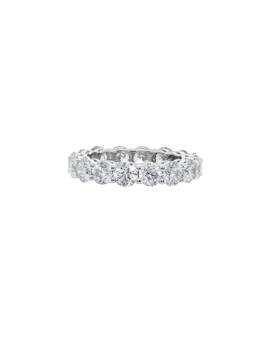 Shop Diana M. Fine Jewelry 18k 5.00 Ct. Tw. Diamond Eternity Ring In Gold