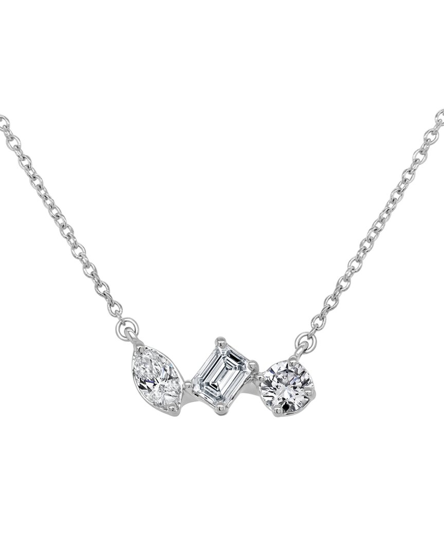 Sabrina Designs 14k 0.51 Ct. Tw. Diamond Bar Necklace