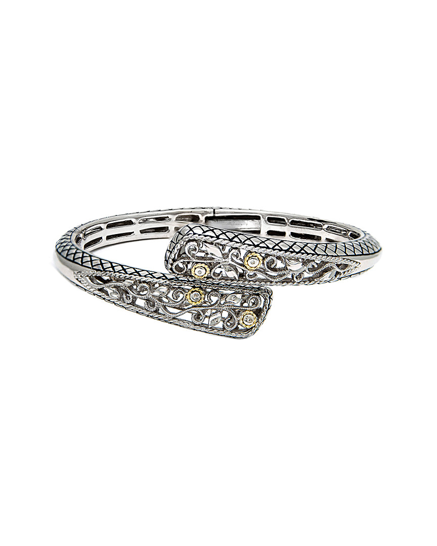 Andrea Candela Tesoro 18k & Silver Bangle In Metallic