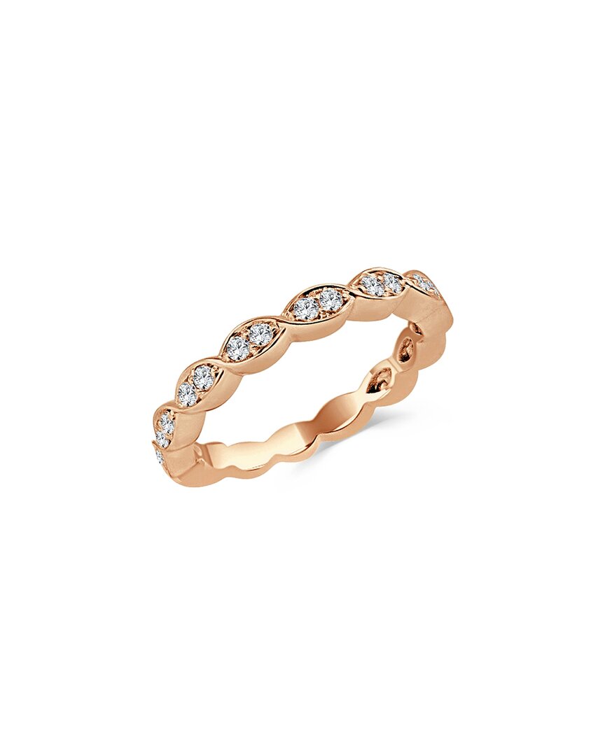 Sabrina Designs 14k Rose Gold 0.28 Ct. Tw. Diamond Ring In Pink