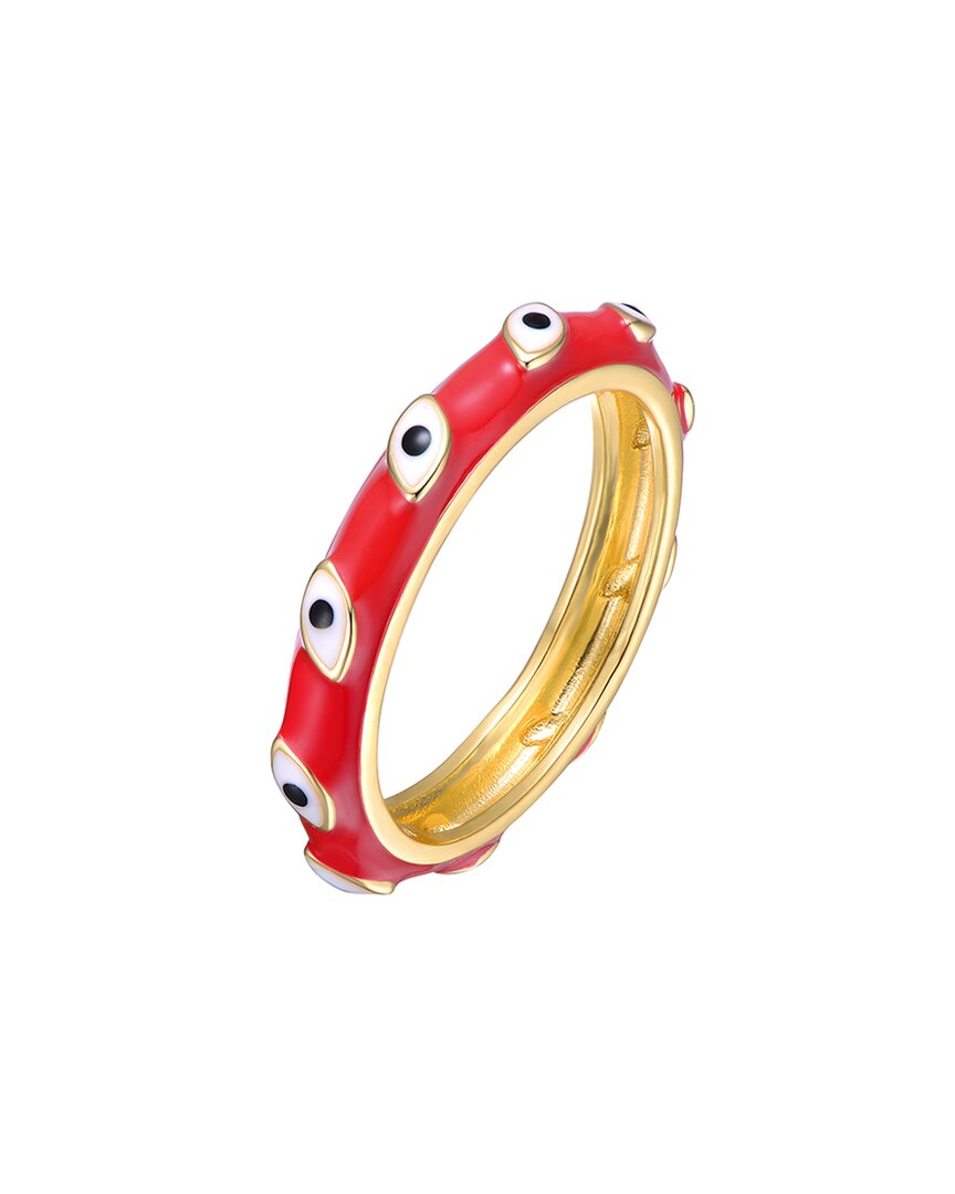 Rachel Glauber 14k Plated Eyeball Ring