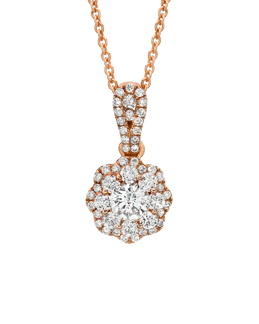 Le Vian Vanilla Diamonds 14k Rose Gold 0.49 Ct. Tw. Diamond Pendant Necklace