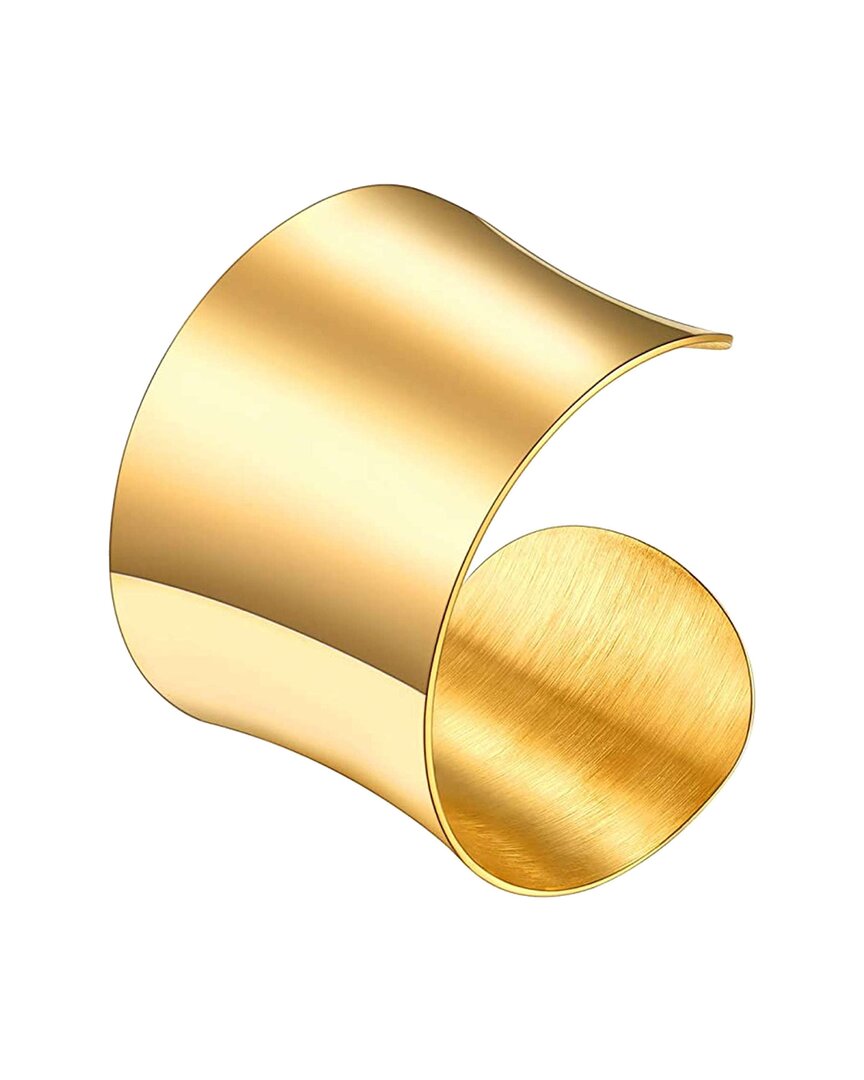 Liv Oliver 18k Modern Cuff Bangle