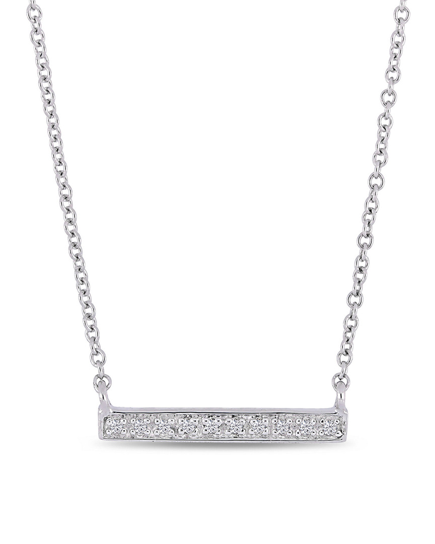 Rina Limor 10k 0.03 Ct. Tw. Diamond Necklace
