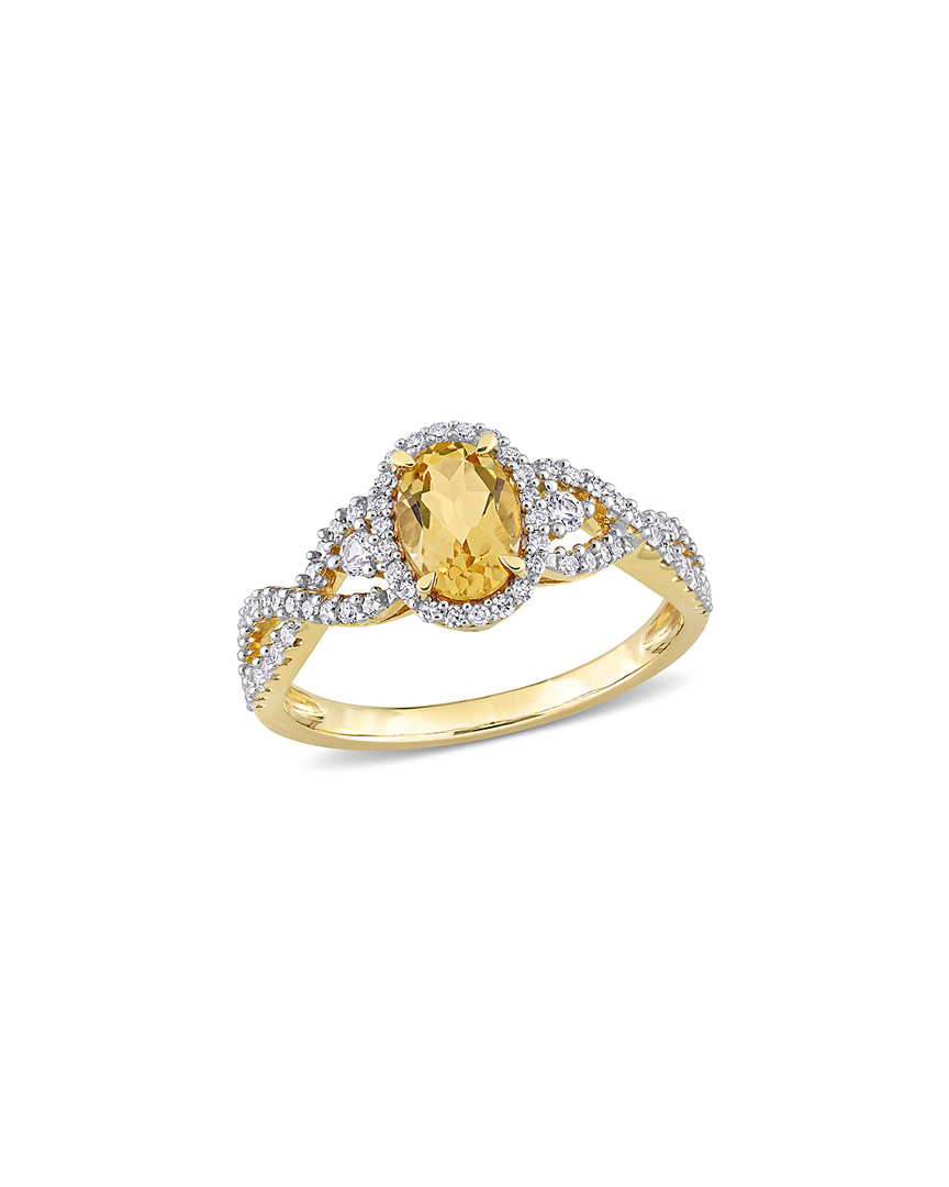 Rina Limor 10k 1.08 Ct. Tw. Diamond & Gemstone Ring