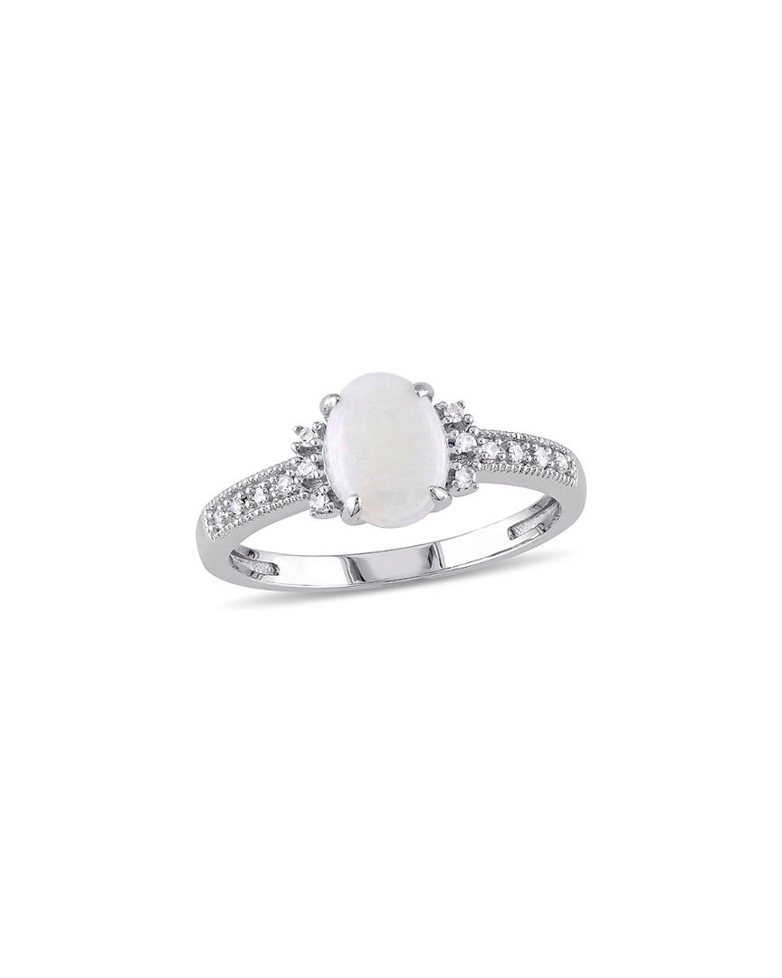 Rina Limor Dnu 0 Units Sold  10k 0.73 Ct. Tw. Diamond & Opal Ring