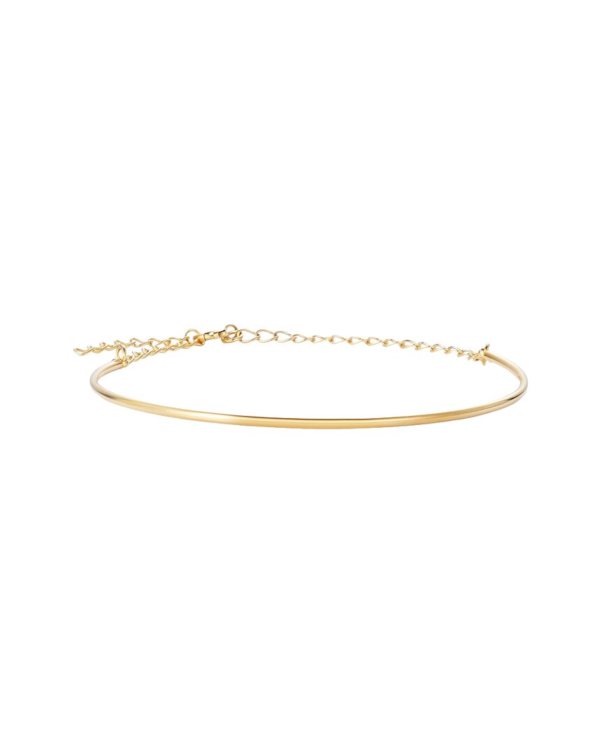Tarnish Resistant 18K Plated Cuff Bracelet Adjustable Chain Bracelet