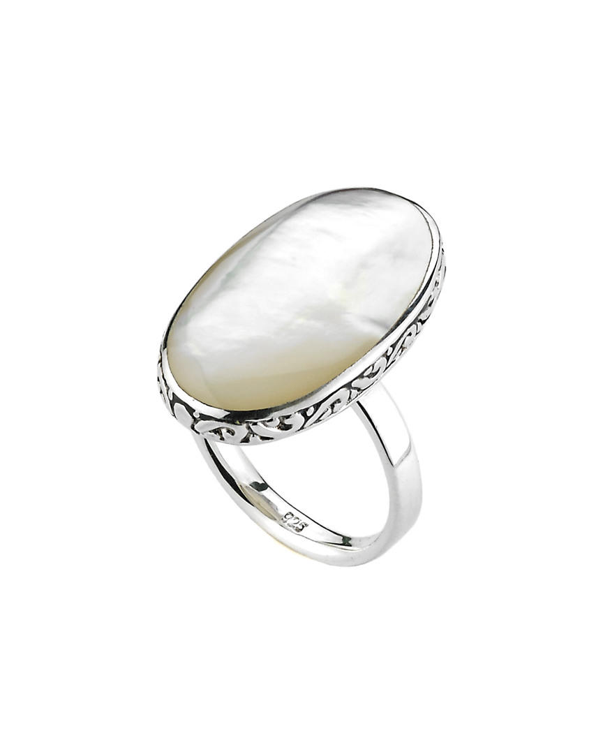 Samuel B. Silver Pearl Balinese Ring