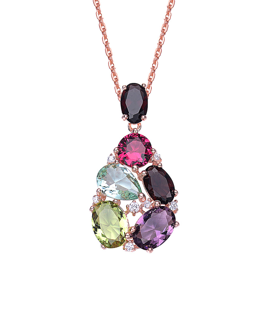Genevive 14k Rose Gold Vermeil Necklace