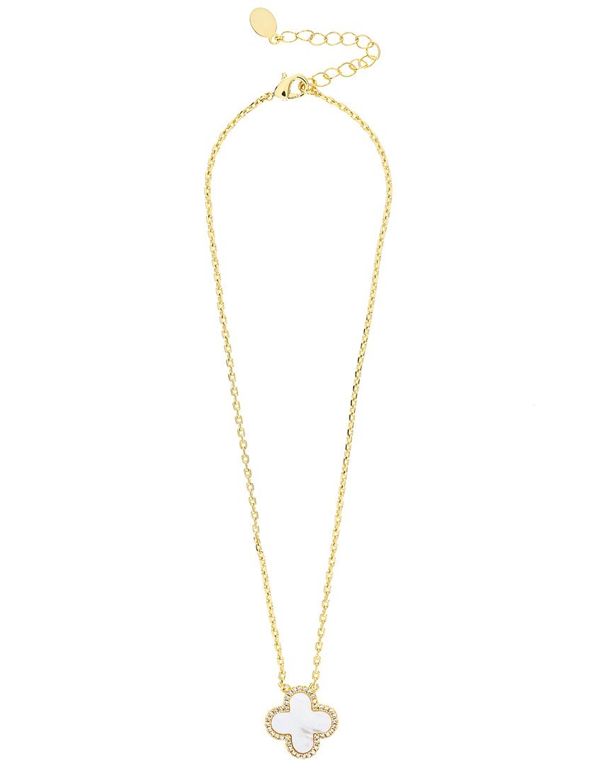 Rivka Friedman 18k Plated Cz Necklace