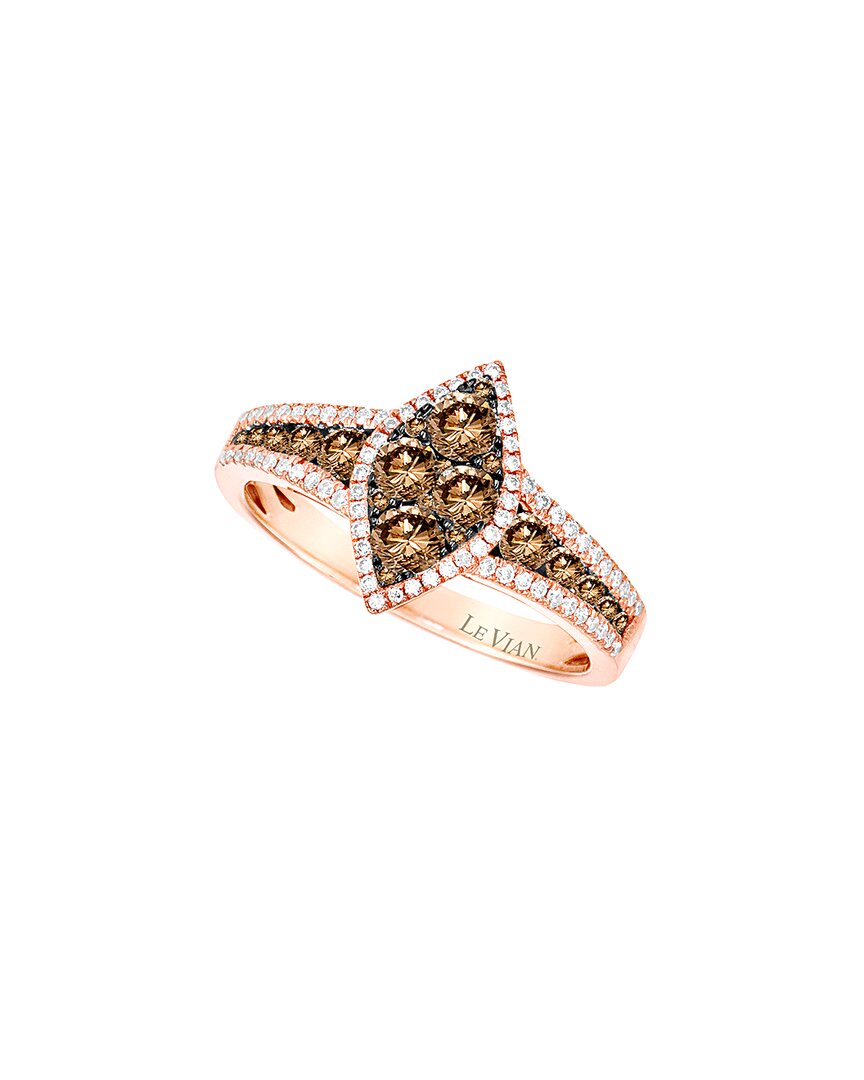 Le Vian 14k Rose Gold 0.89 Ct. Tw. Diamond Ring In Gold