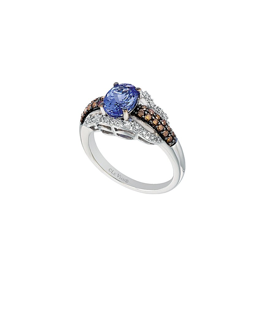 Shop Le Vian 14k 2.40 Ct. Tw. Diamond & Blueberry Tanzanite Ring In Gold