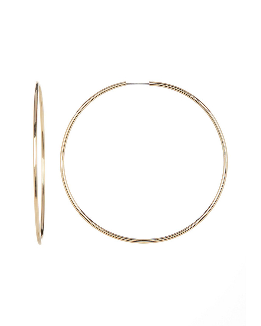 Sterling Forever 14k Plated Hoops